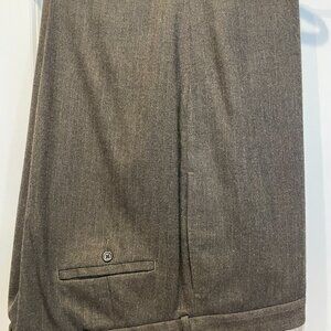 Polo by Ralph Lauren Men’s Dress Slacks – Grey with Light Stripe – Size 40 x 30